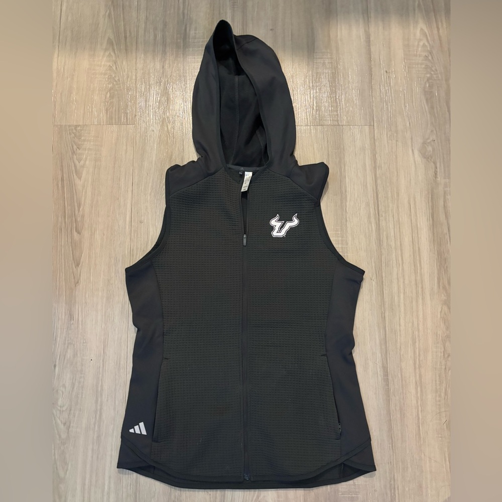 Adidas x USF Women's Dark Gray Waffle Vest